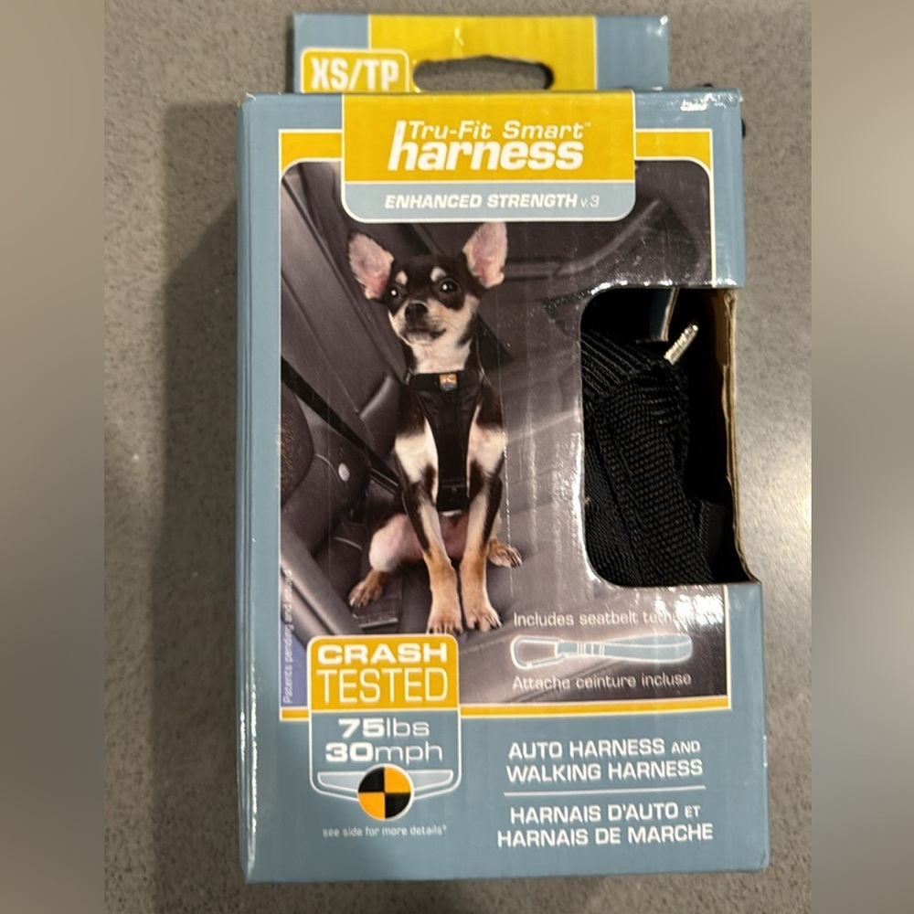 Kurgo xs dog harness - black